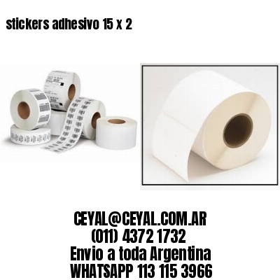 stickers adhesivo 15 x 2