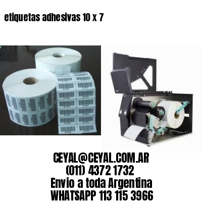 etiquetas adhesivas 10 x 7