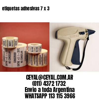 etiquetas adhesivas 7 x 3