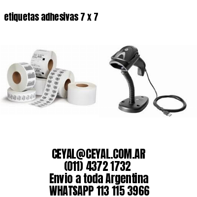 etiquetas adhesivas 7 x 7