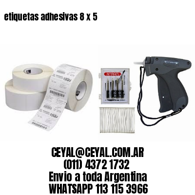 etiquetas adhesivas 8 x 5