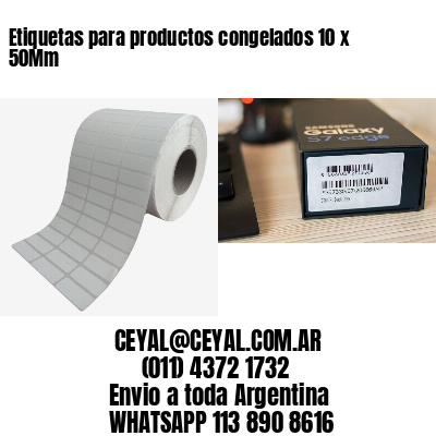 Etiquetas para productos congelados 10 x 50Mm
