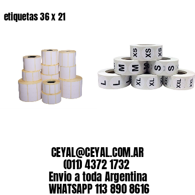 etiquetas 36 x 21