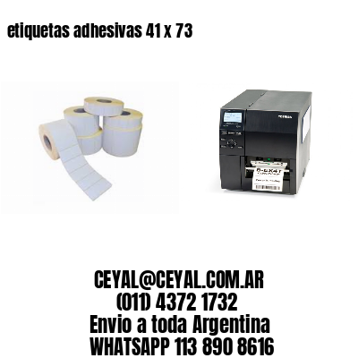 etiquetas adhesivas 41 x 73