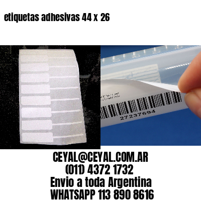 etiquetas adhesivas 44 x 26