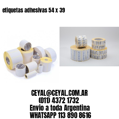 etiquetas adhesivas 54 x 39