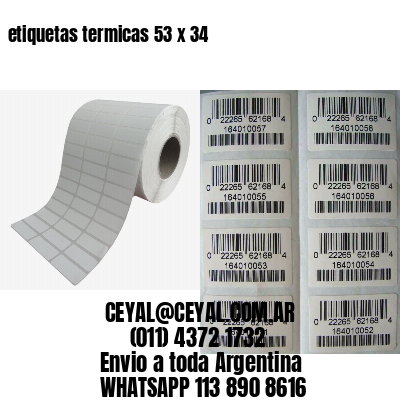 etiquetas termicas 53 x 34