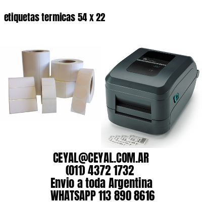 etiquetas termicas 54 x 22