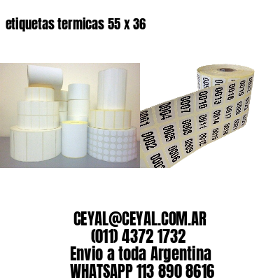 etiquetas termicas 55 x 36