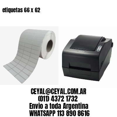 etiquetas 66 x 62