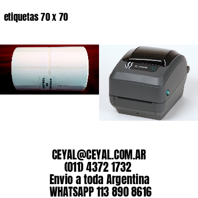 etiquetas 70 x 70