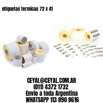 etiquetas termicas 72 x 41