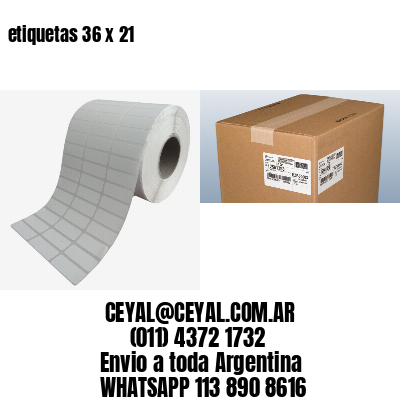 etiquetas 36 x 21