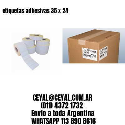 etiquetas adhesivas 35 x 24