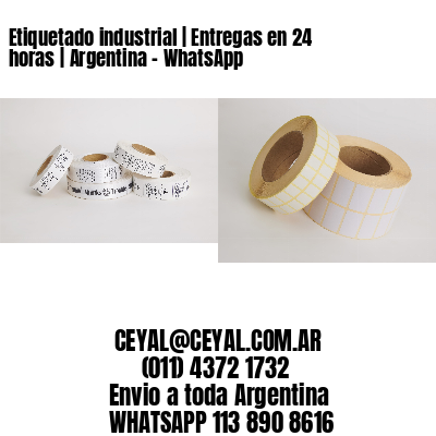 Etiquetado industrial | Entregas en 24 horas | Argentina – WhatsApp