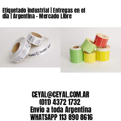 Etiquetado industrial | Entregas en el día | Argentina – Mercado Libre