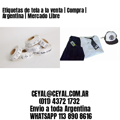 Etiquetas de tela a la venta | Compra | Argentina | Mercado Libre