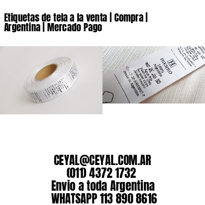 Etiquetas de tela a la venta | Compra | Argentina | Mercado Pago