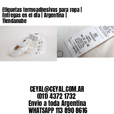 Etiquetas termoadhesivas para ropa | Entregas en el día | Argentina | Tiendanube