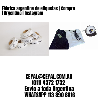 Fábrica argentina de etiquetas | Compra | Argentina | Instagram