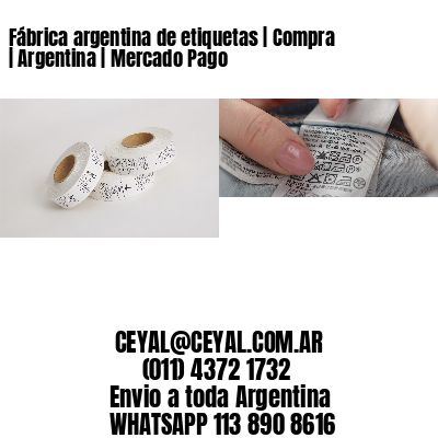 Fábrica argentina de etiquetas | Compra | Argentina | Mercado Pago