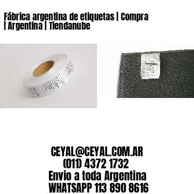 Fábrica argentina de etiquetas | Compra | Argentina | Tiendanube