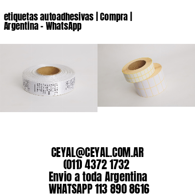 etiquetas autoadhesivas | Compra | Argentina – WhatsApp