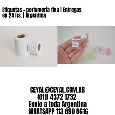 Etiquetas – perfumería fina | Entregas en 24 hs. | Argentina