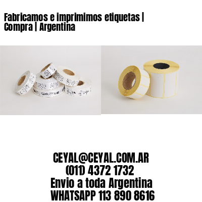 Fabricamos e imprimimos etiquetas | Compra | Argentina