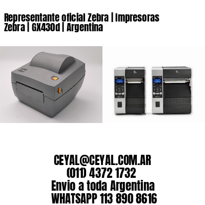 Representante oficial Zebra | Impresoras Zebra | GX430d | Argentina