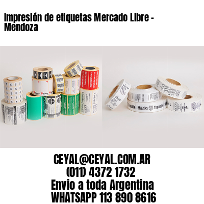 Impresión de etiquetas Mercado Libre - Mendoza