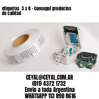 etiquetas  3 x 8 – Conseguí productos de calidad