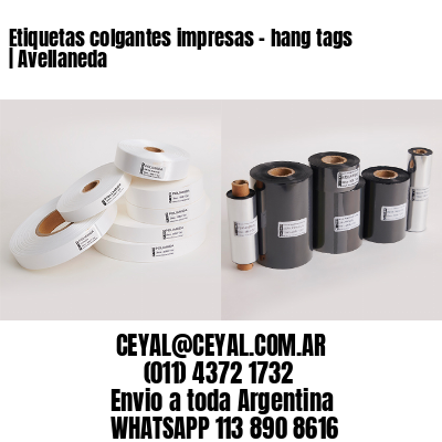 Etiquetas colgantes impresas – hang tags | Avellaneda
