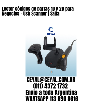 Lector códigos de barras 1D y 2D para Negocios – Usb Scanner | Salta