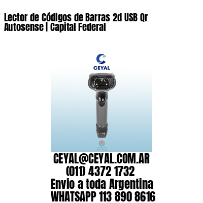 Lector de Códigos de Barras 2d USB Qr Autosense | Capital Federal 