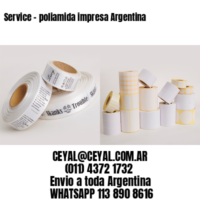 Service – poliamida impresa Argentina