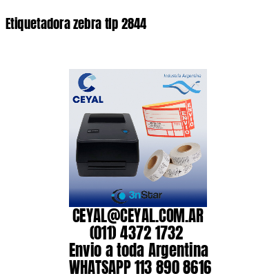 Etiquetadora zebra tlp 2844