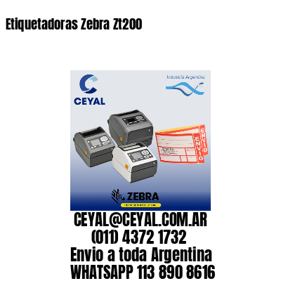 Etiquetadoras Zebra Zt200