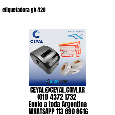 etiquetadora gk 420