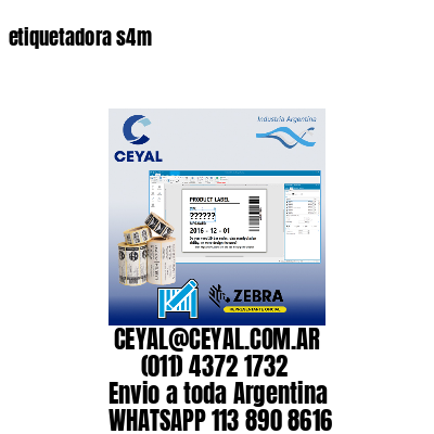 etiquetadora s4m