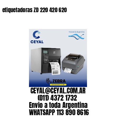 etiquetadoras ZD 220 420 620
