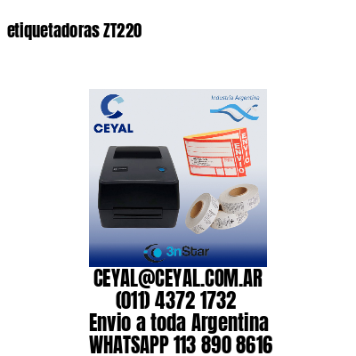 etiquetadoras ZT220