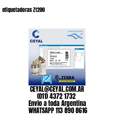 etiquetadoras Zt200