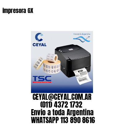 impresora GX