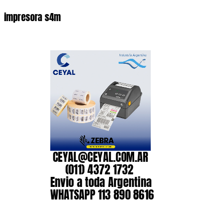 impresora s4m