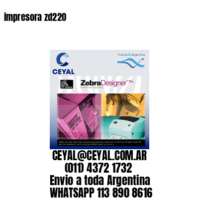 impresora zd220