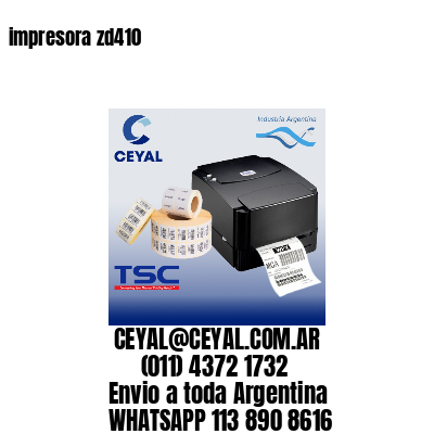 impresora zd410