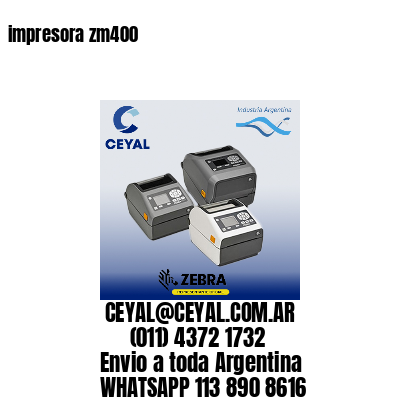 impresora zm400