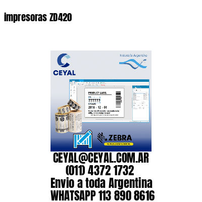 impresoras ZD420