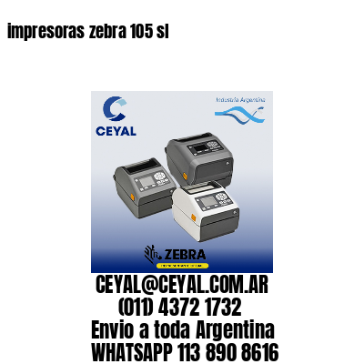impresoras zebra 105 sl